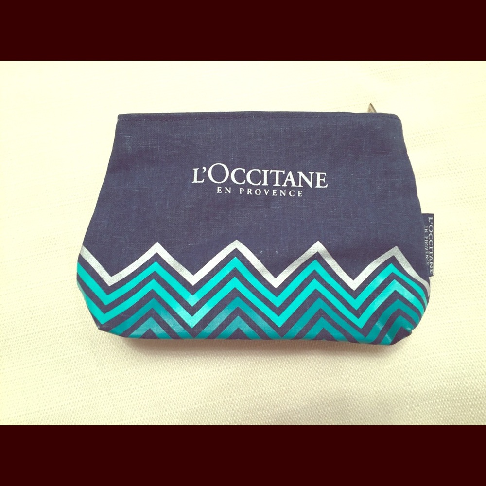NEW! L’Occitane Canvas Cosmetics Pouch w/Lining